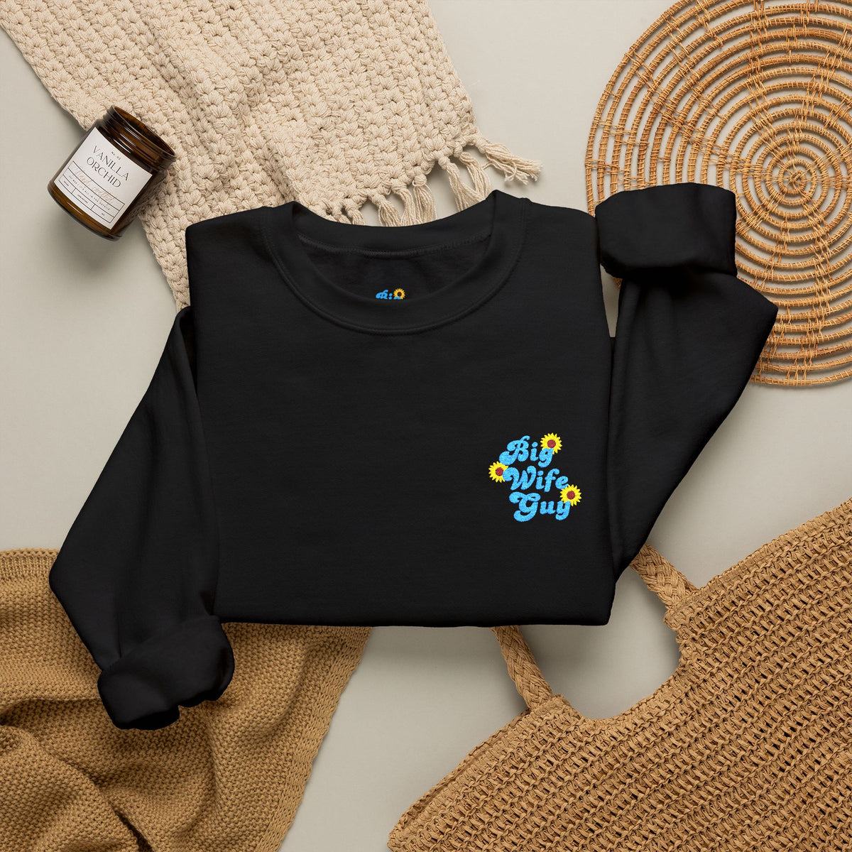 Big Wife Guy Crewneck Sweatshirt