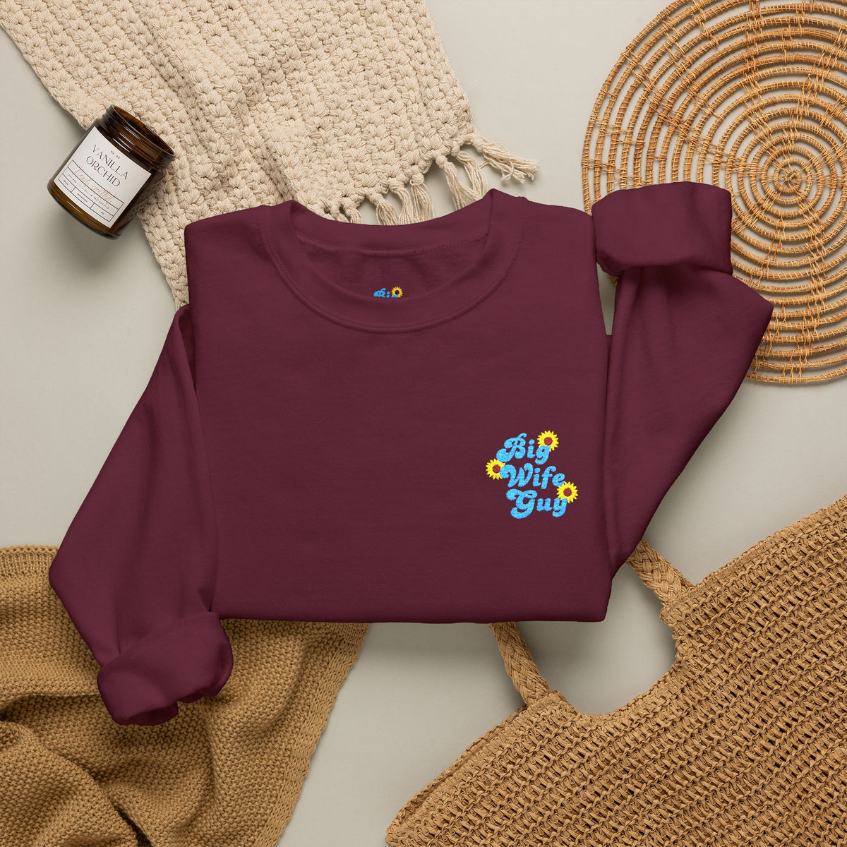 Big Wife Guy Crewneck Sweatshirt