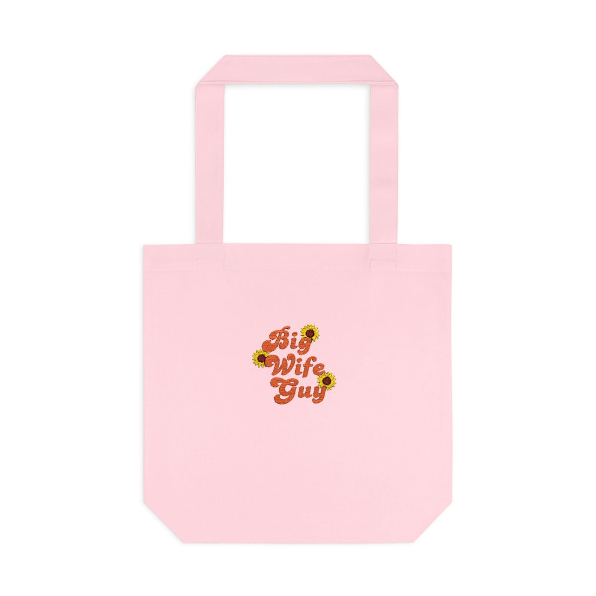 Tote Bag — "Wifey" Sunflower Script Cotton Tote